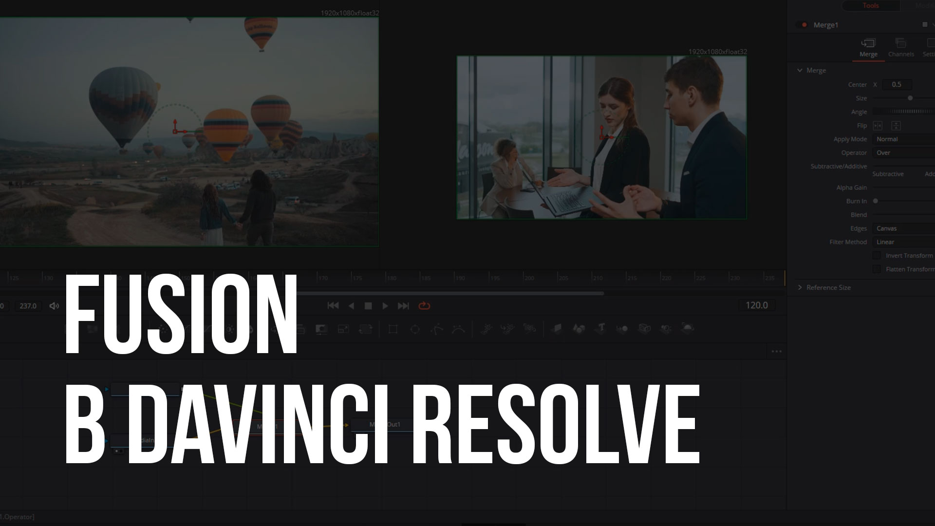 Davinci Resolve - Урок 4 - Работа в Fusion - CreativeTuts.Net